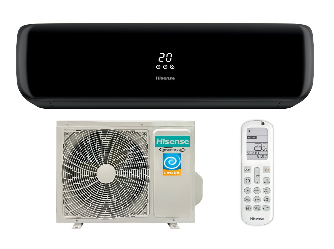Hisence AS-13UW4RVETG01(B) BLACK CRYSTAL SUPER DC Inverter 2025