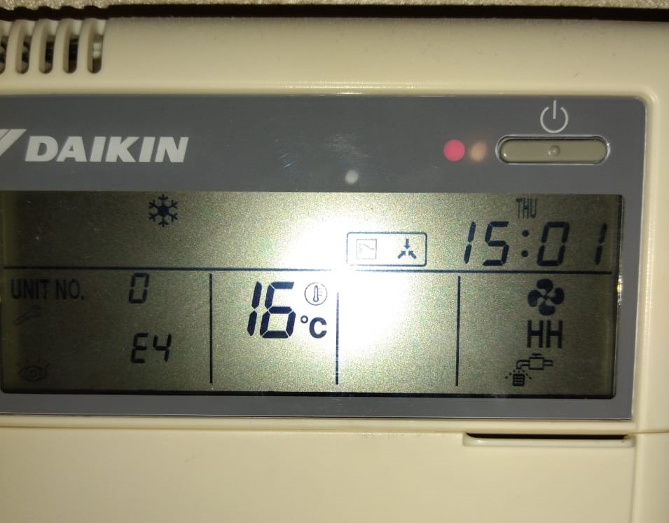 Коды ошибок кондиционера Daikin: расшифровка