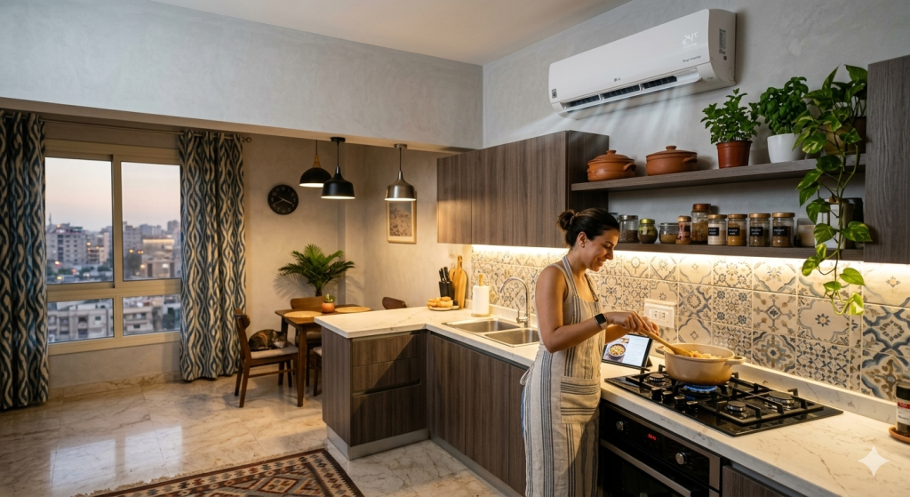 Можно ли устанавливать кондиционер на кухне?